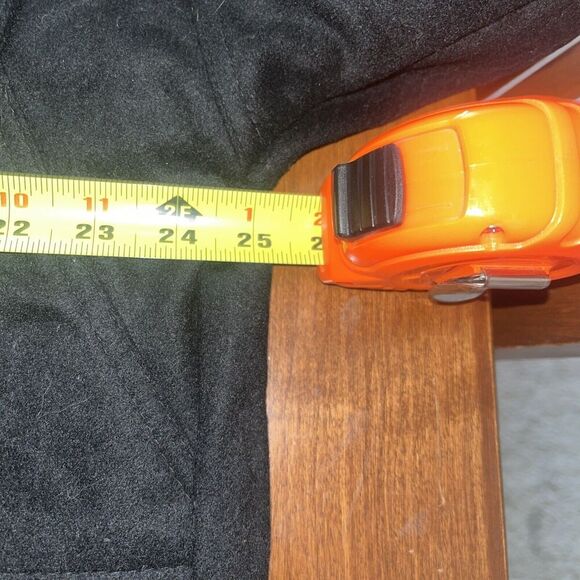 Lupo Jacket Mens L Black Sailor Coat Leather Buttons Wool Zip - Picture 4 of 6